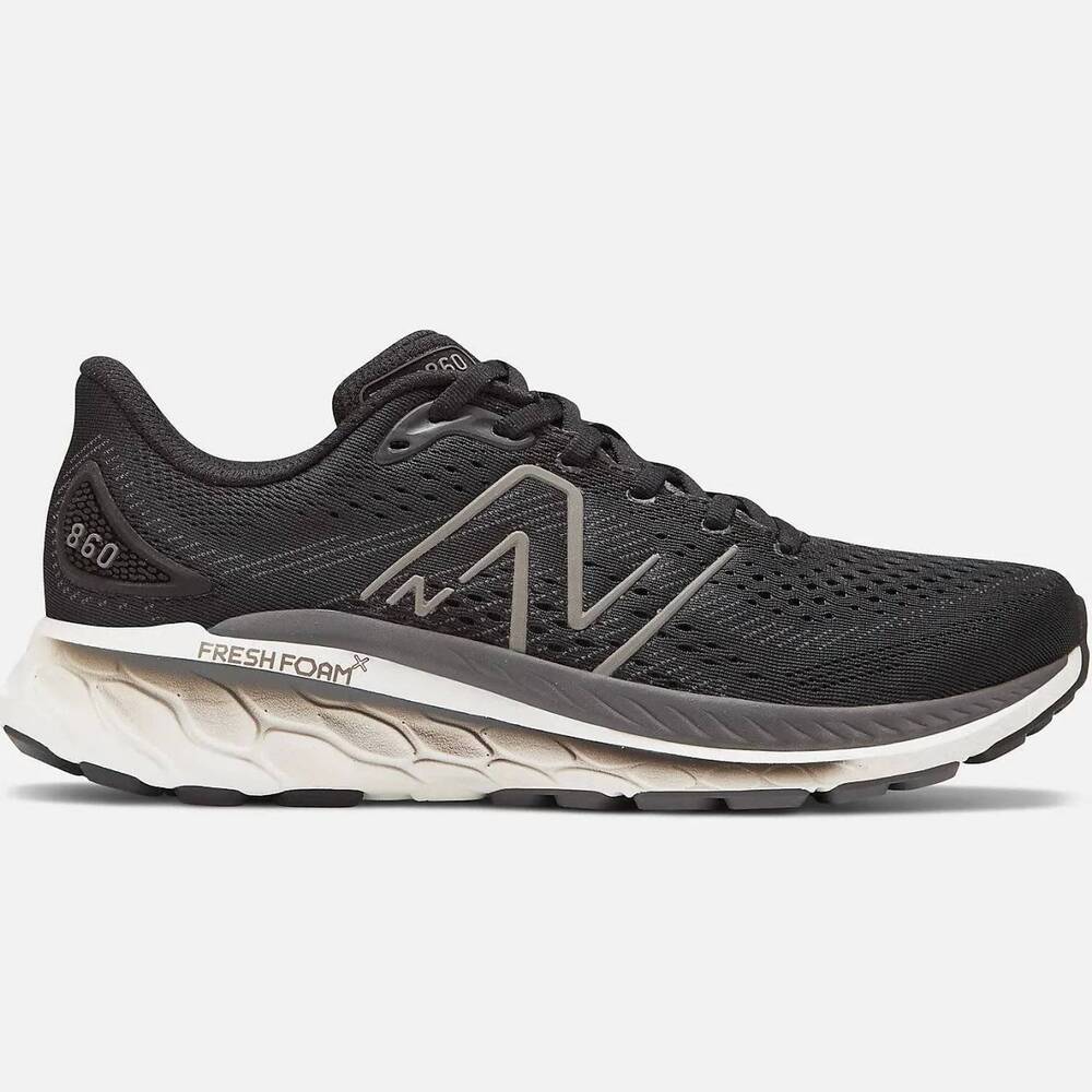NEW NEW BALANCE men's fresh foam x 860v13 shoe in black/white